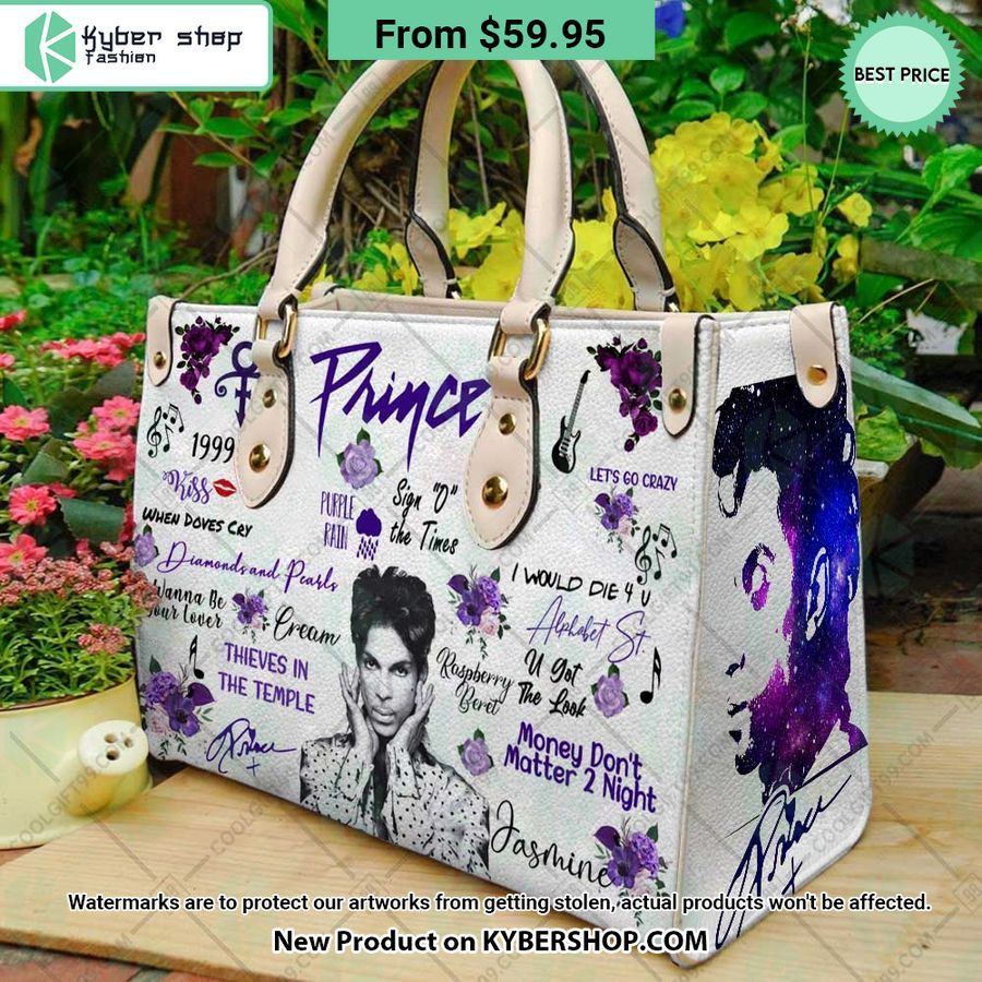 Prince Best Song Leather Handbag Out of the world