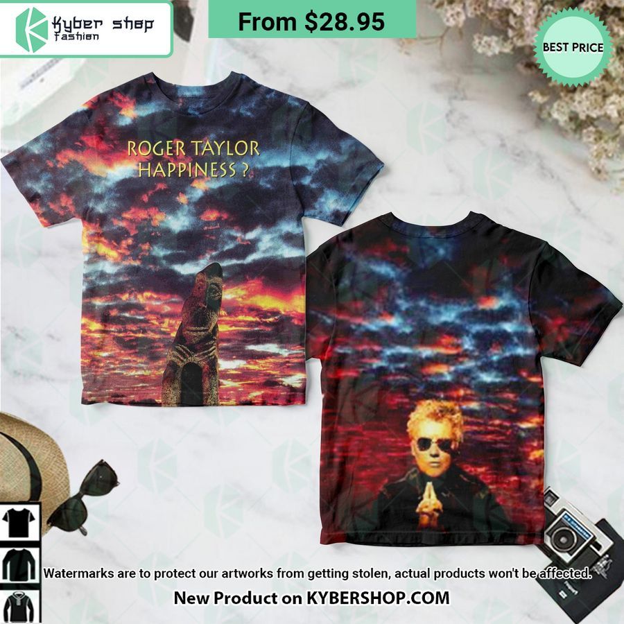 Roger Taylor Happiness Album Shirt Nice photo dude
