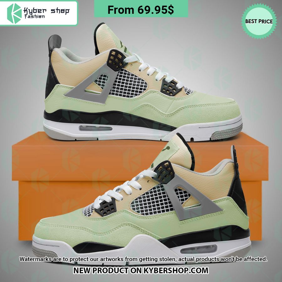 Seafoam Green Air Jordan 4 Retro I like your hairstyle
