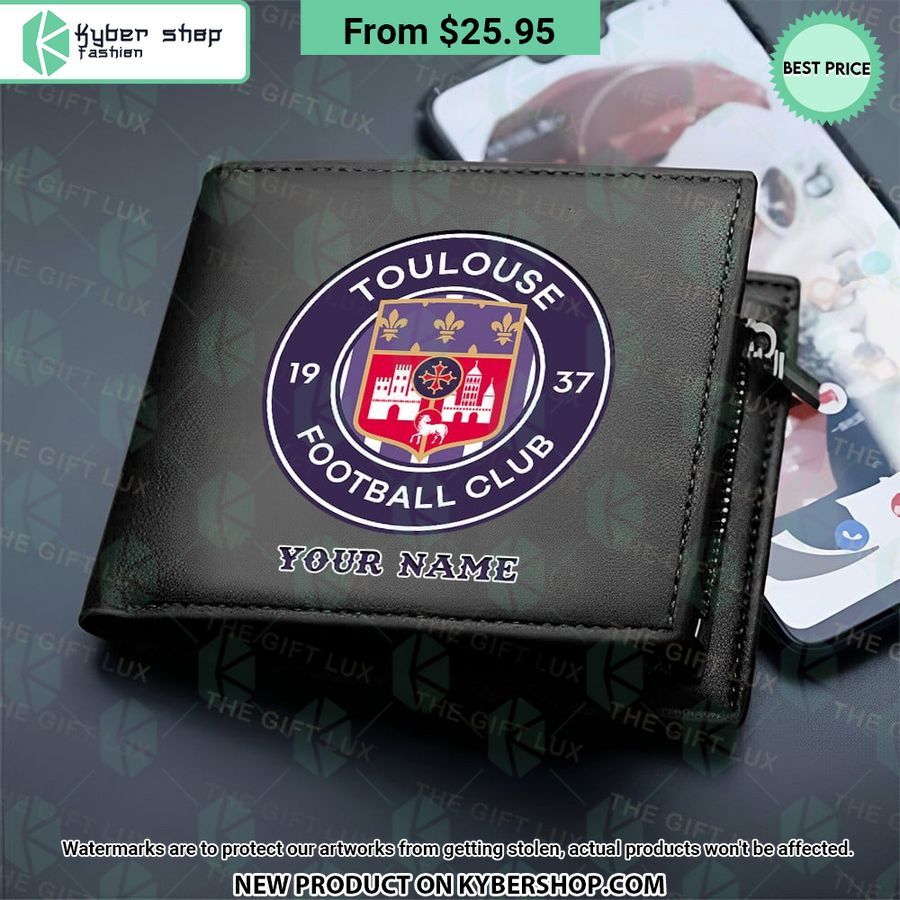 Toulouse FC CUSTOM Leather Wallet Best click of yours