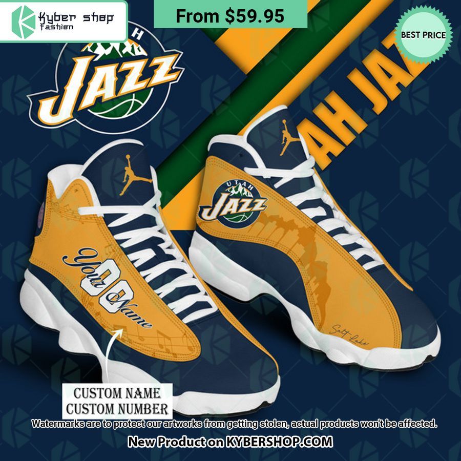 utah jazz custom air jordan 13 shoes 1 632 jpg