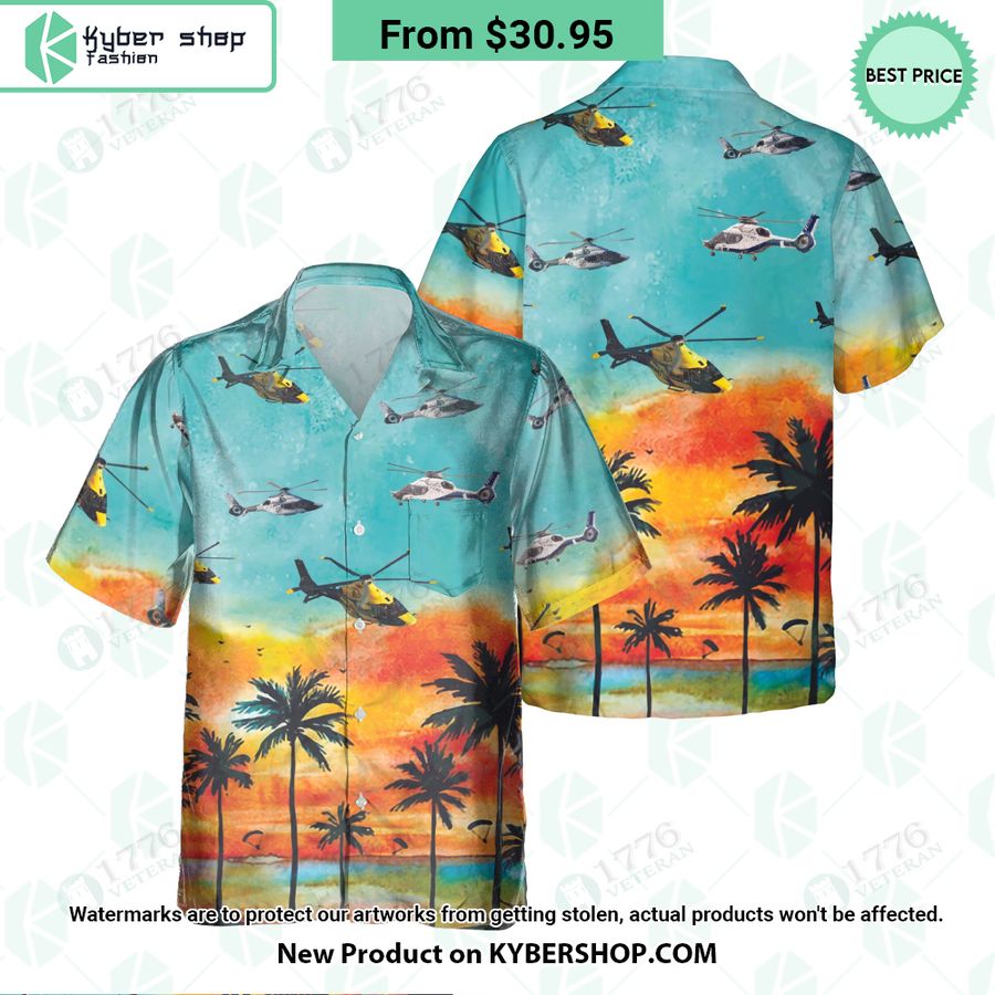Airbus H 160 Sunset Hawaiian Shirt Best picture ever