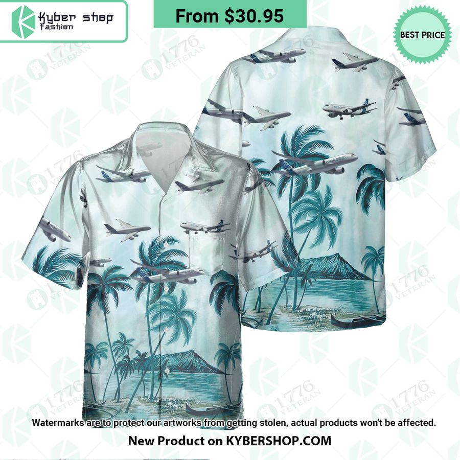Airbus Palm Hawaiian Shirt You look fresh in nature