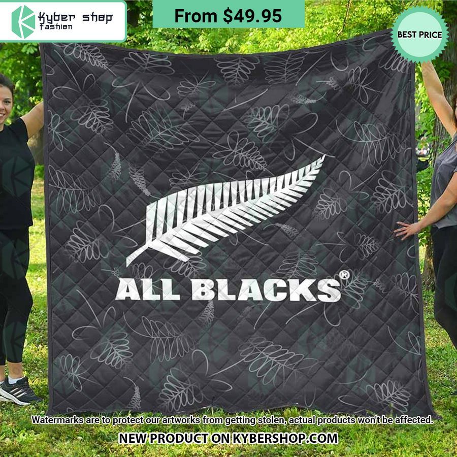 All Blacks New Zealand Rugby Quilt Mesmerising