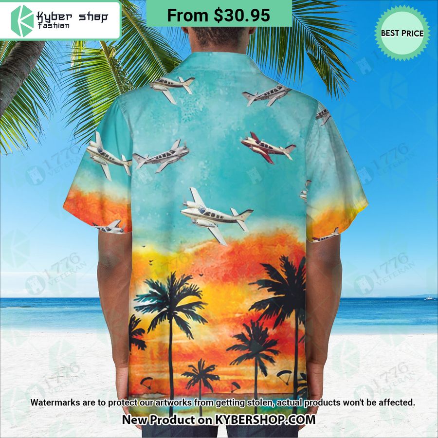 Beechcraft Baron Sunset Hawaiian Shirt 4 Beechcraft Baron Sunset Hawaiian Shirt Stunning