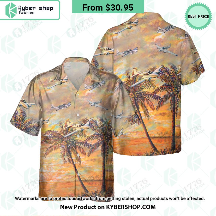 Beechcraft Travel Air Hawaiian Shirt Natural and awesome