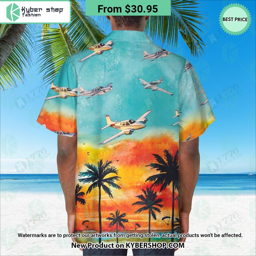 Beechcraft Travel Air Sunset Hawaiian Shirt Your Beauty Is Irresistible