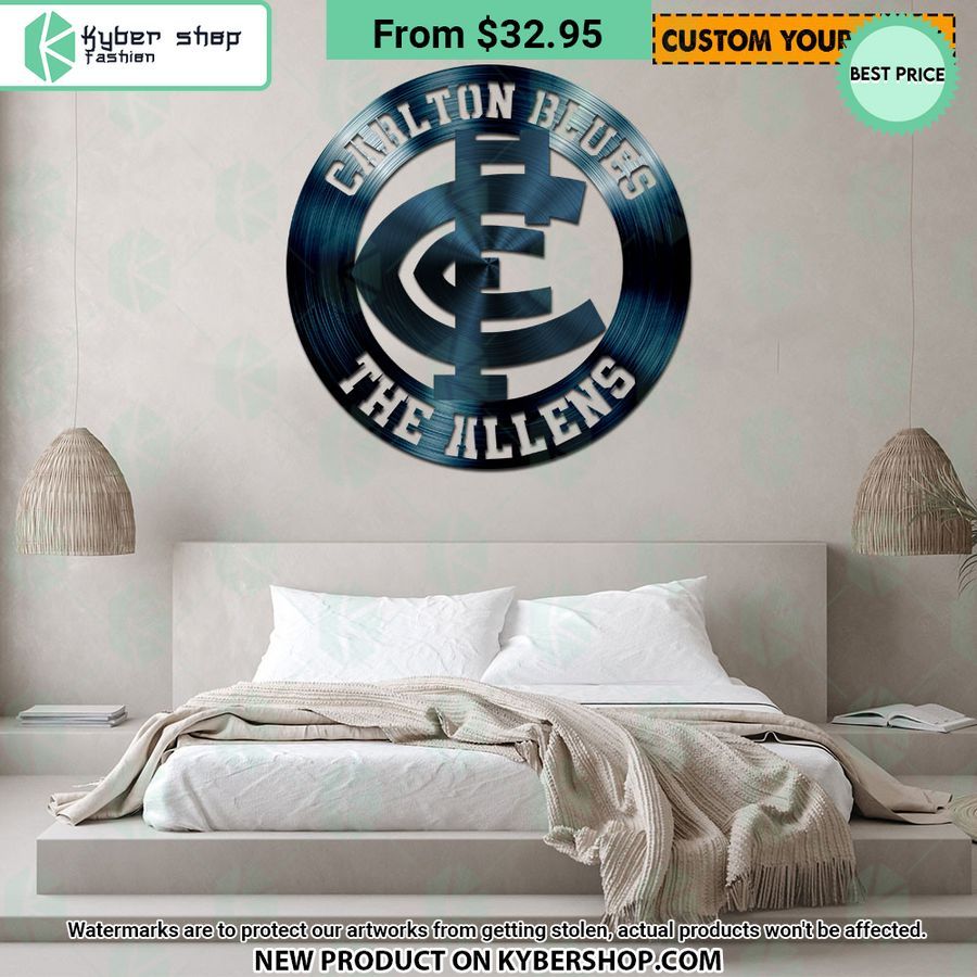 Carlton Blues CUSTOM Metal Sign 3 carlton blues custom metal sign 3 29 jpg