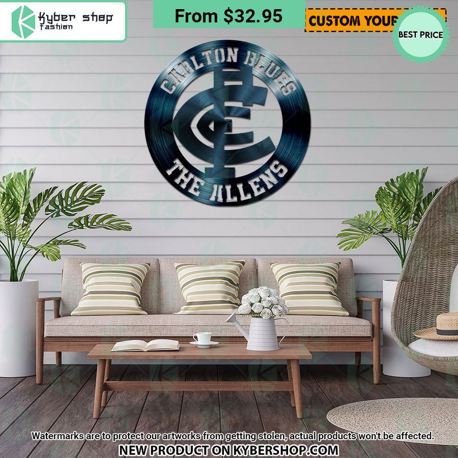 Carlton Blues CUSTOM Metal Sign 4 Carlton Blues CUSTOM Metal Sign My favourite picture of yours