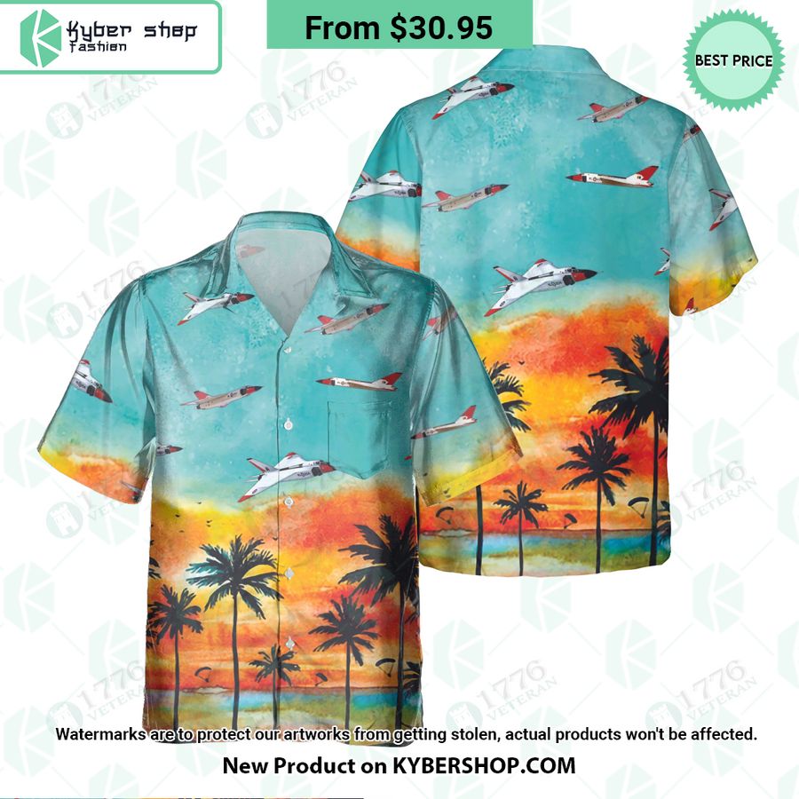 CF 105 Arrow Sunset Hawaiian Shirt Rocking picture