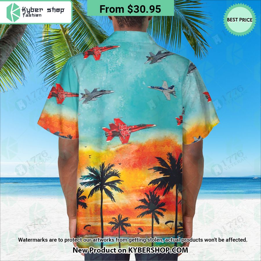 CF-18 Hornet Sunset Hawaiian Shirt 4 CF 18 Hornet Sunset Hawaiian Shirt You guys complement each other
