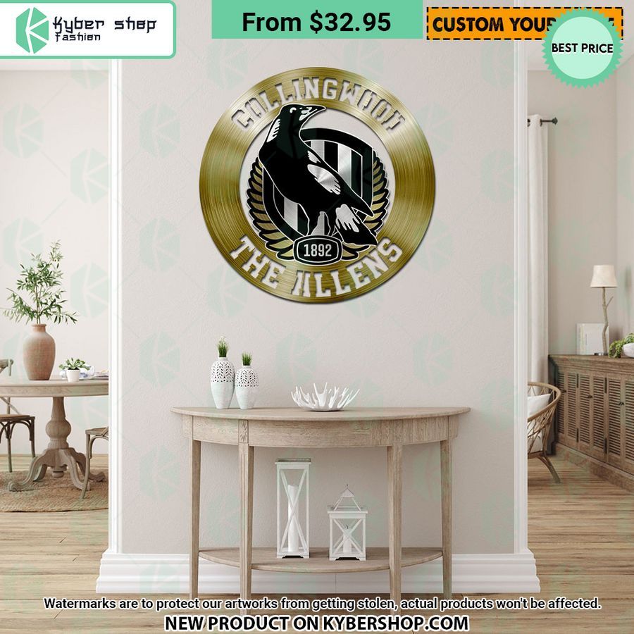 Collingwood FC CUSTOM Metal Sign 5 Collingwood FC CUSTOM Metal Sign You look elegant man