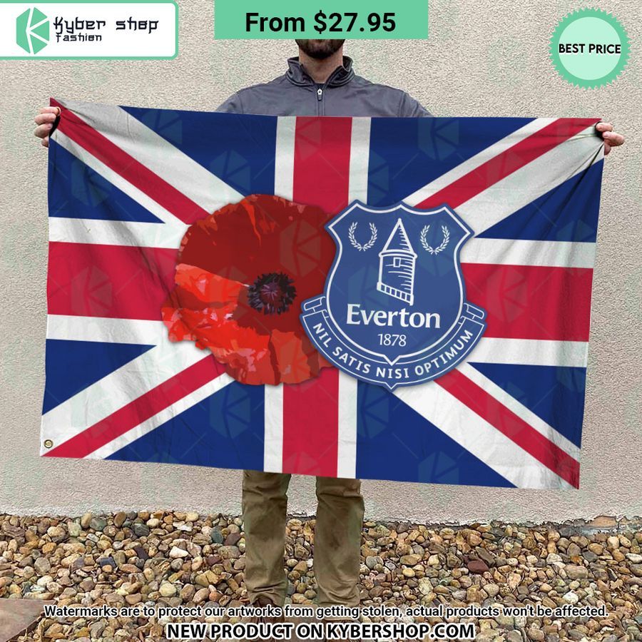 Everton FC Remembrance day Flag You guys complement each other