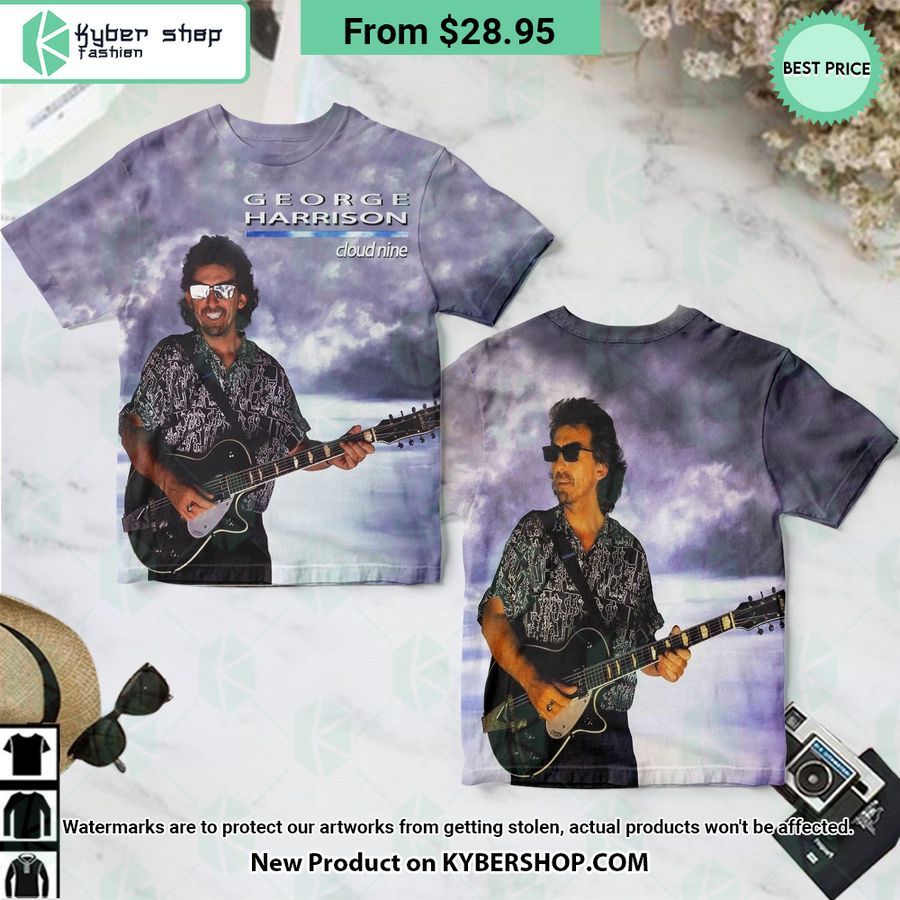George Harrison Cloud Nine Album Shirt I am in love with your dress