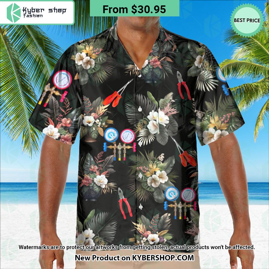 HVAC Technician Hawaiian Shirt 3 HVAC Technician Hawaiian Shirt Amazing Pic