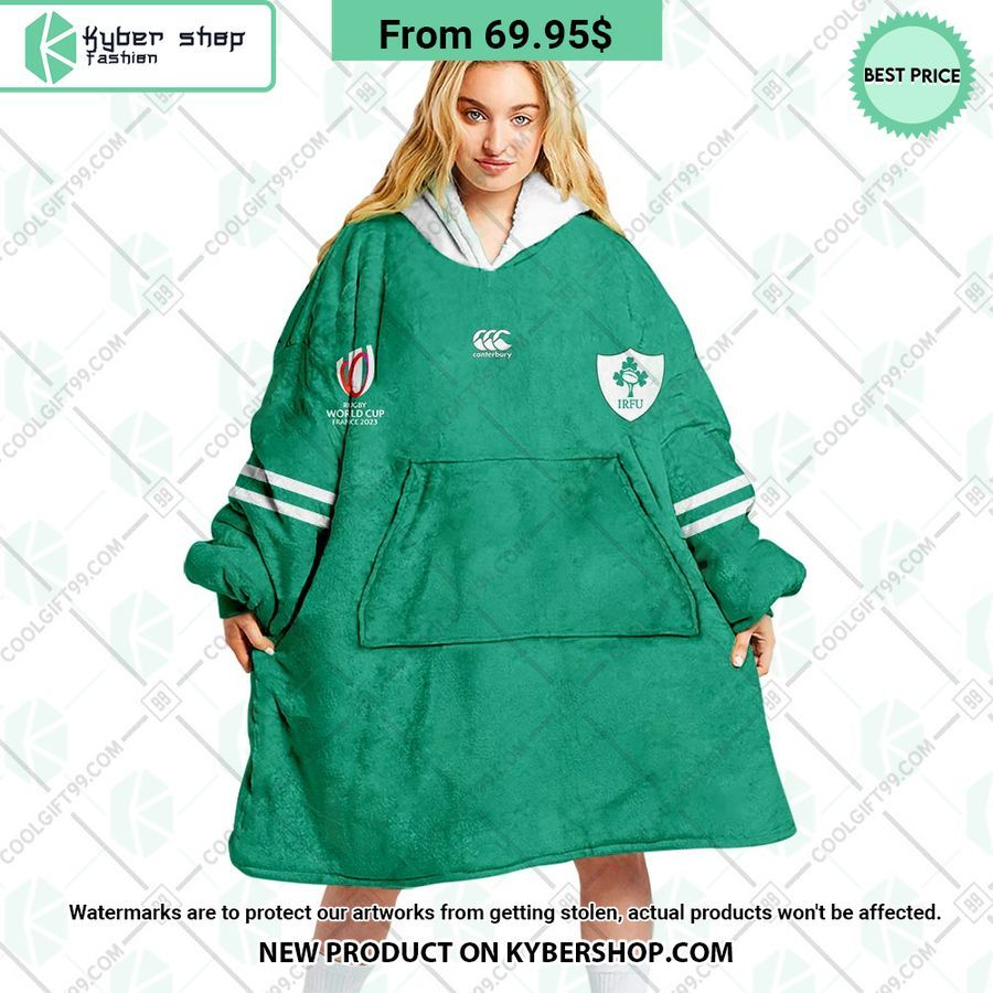 Ireland Rugby Home Jersey Rugby World Cup 2023 CUSTOM Blanket Hoodie 6 ireland rugby home jersey rugby world cup 2023 custom blanket hoodie 6 611 jpg