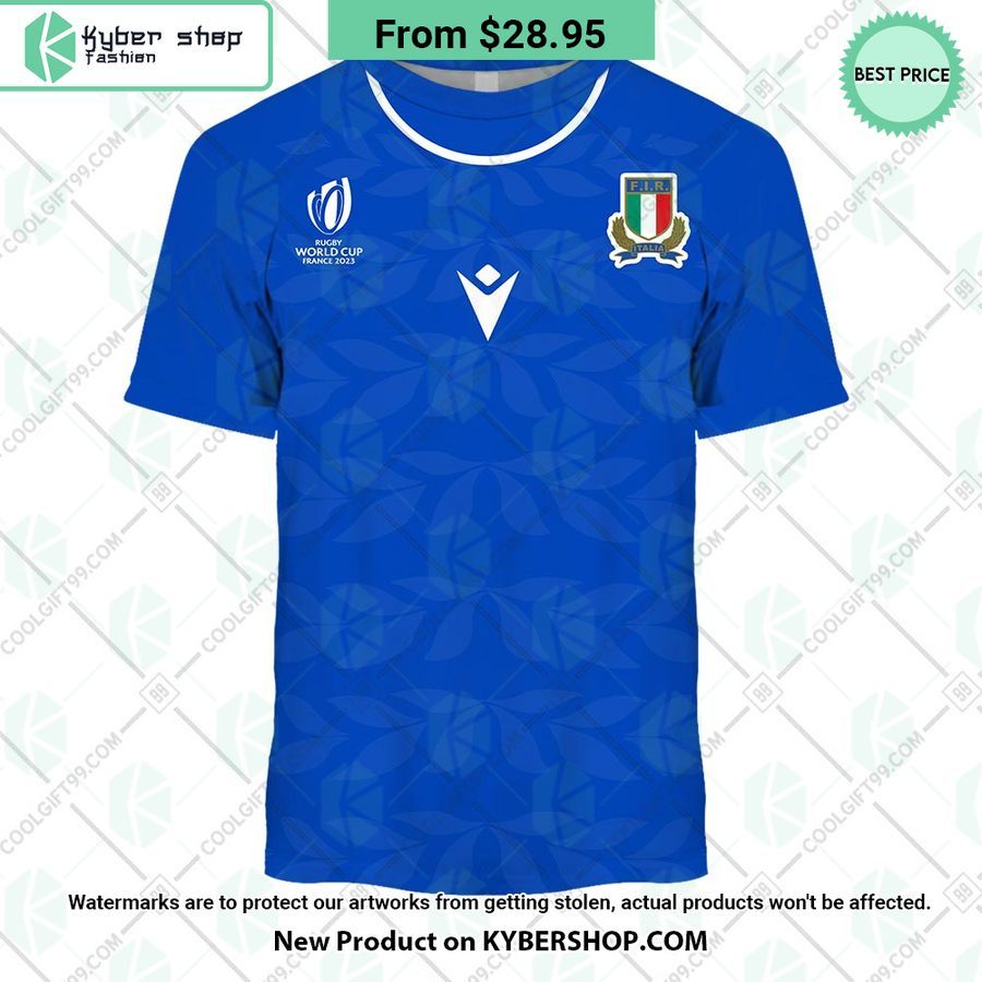 ITALY Rugby Home Jersey Rugby World Cup 2023 CUSTOM Hoodie 3 ITALY Rugby Macron Rugby World Cup 2023 CUSTOM Hoodie Our hard working soul
