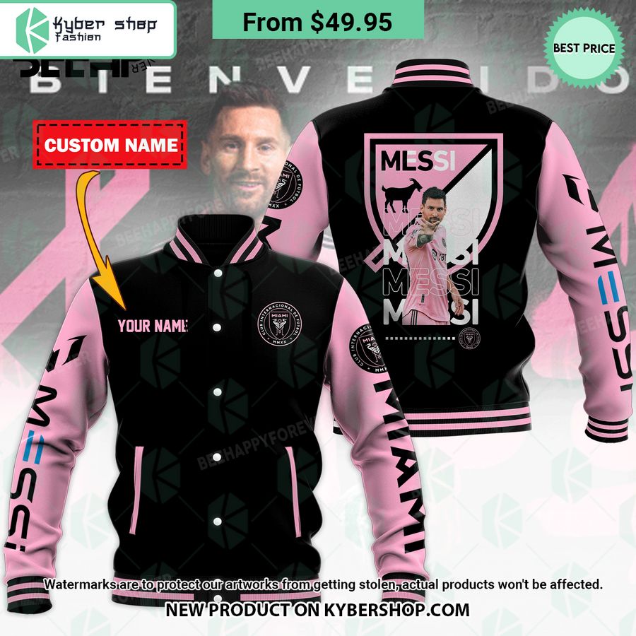 Lionel Messi Inter Miami CF CUSTOM Baseball Jacket Loving, dare I say?