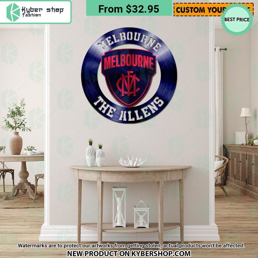 Melbourne Fc Custom Metal Sign I Like Your Hairstyle