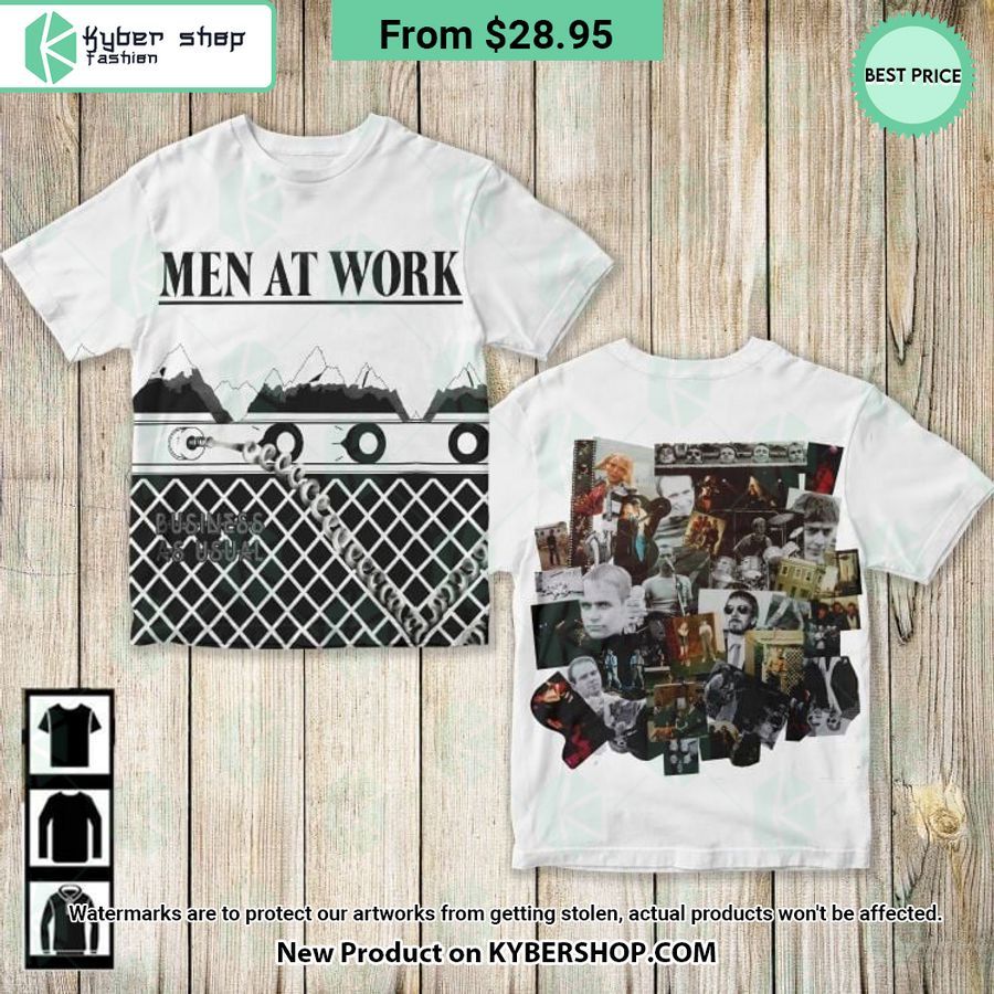 Men At Work Business As Usual Album Shirt Good one dear