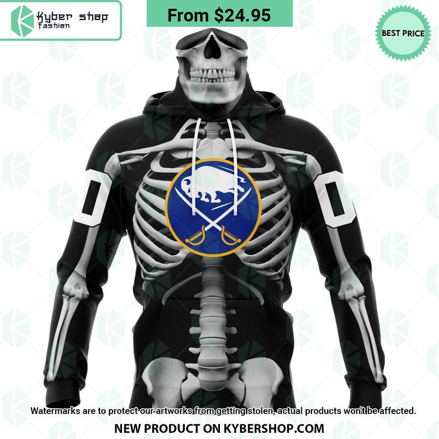 NHL Buffalo Sabres Skeleton Costume Halloween CUSTOM Hoodie 4 NHL Buffalo Sabres Skeleton Costume Halloween CUSTOM Hoodie Long time