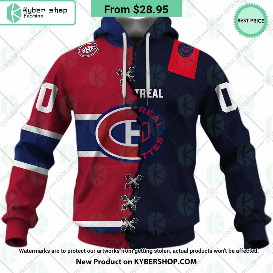 nhl montreal canadiens mix cfl montreal alouettes jersey custom hoodie 2 213 jpg