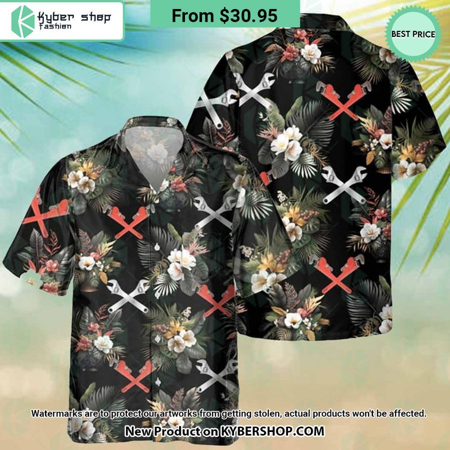Plumber Tools Hawaiian Shirt How did you learn to click so well