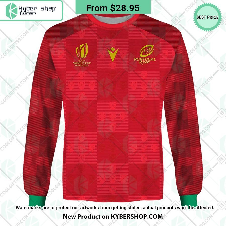 Portugal Rugby Home Jersey Rugby World Cup 2023 CUSTOM Hoodie 4 Portugal Rugby Macron Rugby World Cup 2023 CUSTOM Hoodie Sizzling
