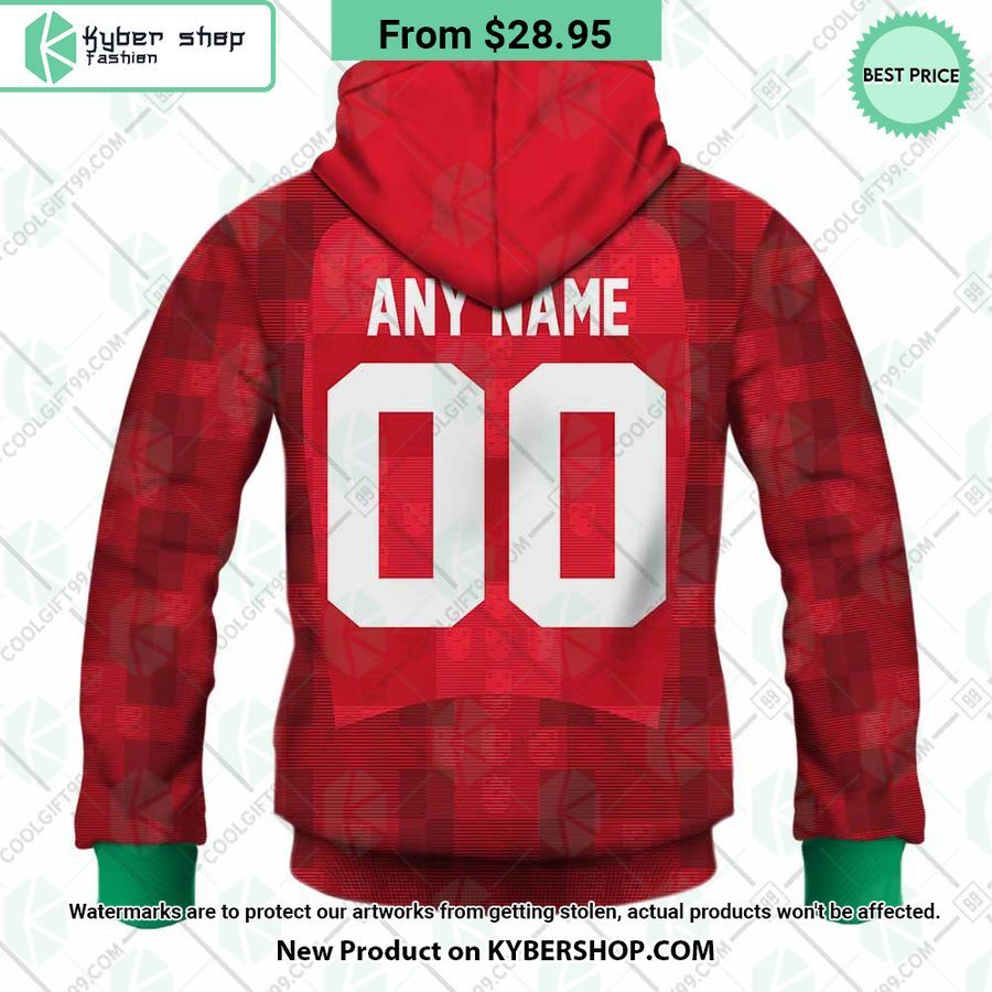 Portugal Rugby Home Jersey Rugby World Cup 2023 CUSTOM Hoodie 6 Portugal Rugby Macron Rugby World Cup 2023 CUSTOM Hoodie Stunning