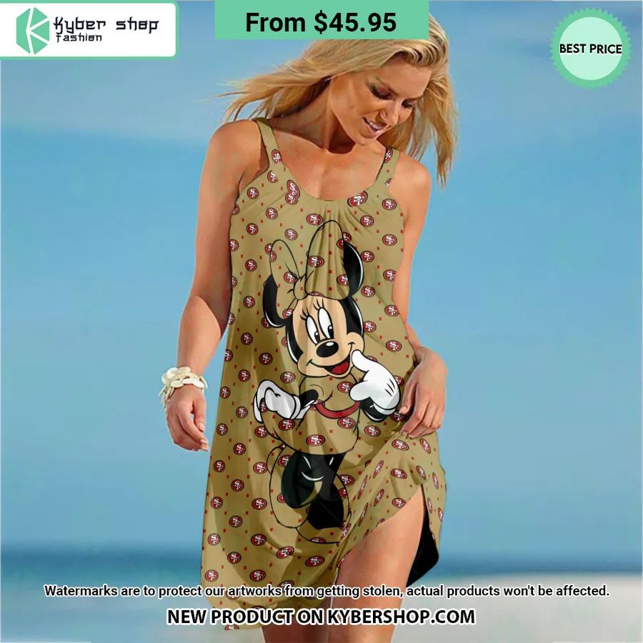 San Francisco 49ers Minnie Mouse Gucci Beach Sexy Dress Loving click