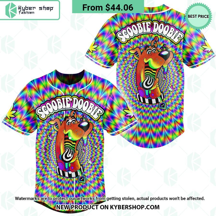 Scooby Doobie Psychedelic Weed Baseball Jersey Wow! This is gracious