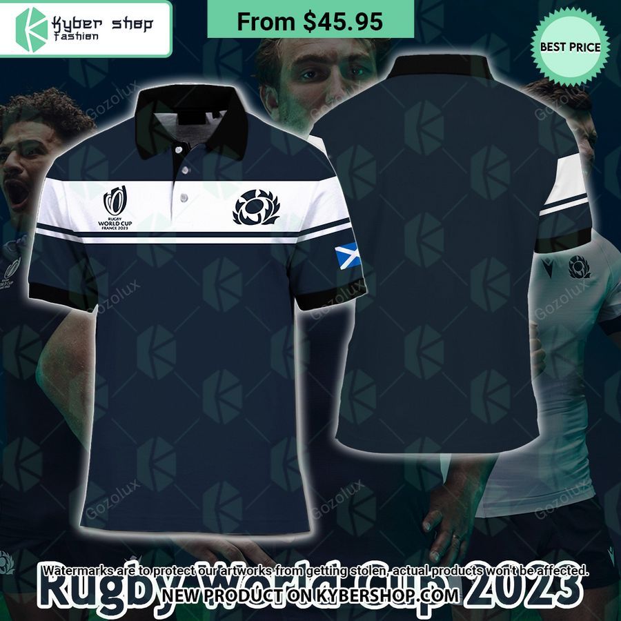 Scotland Rugby World Cup 2023 Polo Shirt You look handsome bro