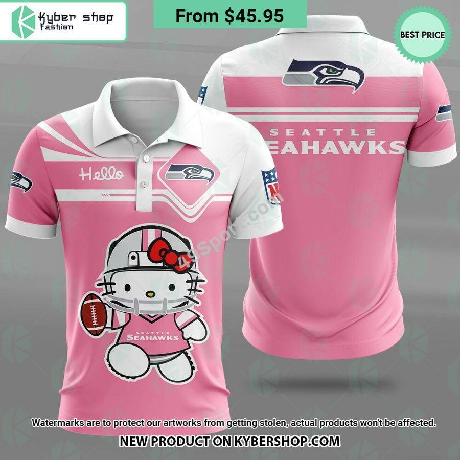 Seattle Seahawks Hello Kitty Polo Shirt I am in love with your dress