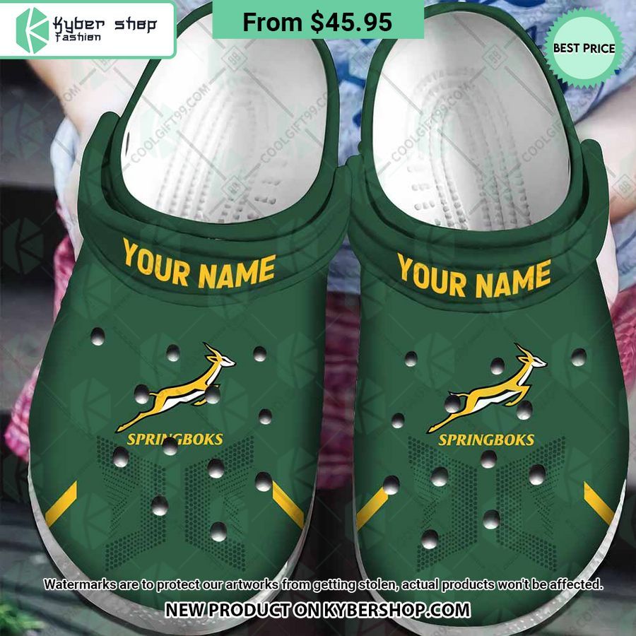 South Africa Springboks CUSTOM Crocs Crocband Shoes This place looks exotic