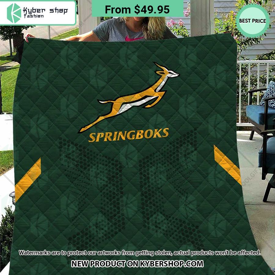 South Africa Springboks Quilt It is more than cute