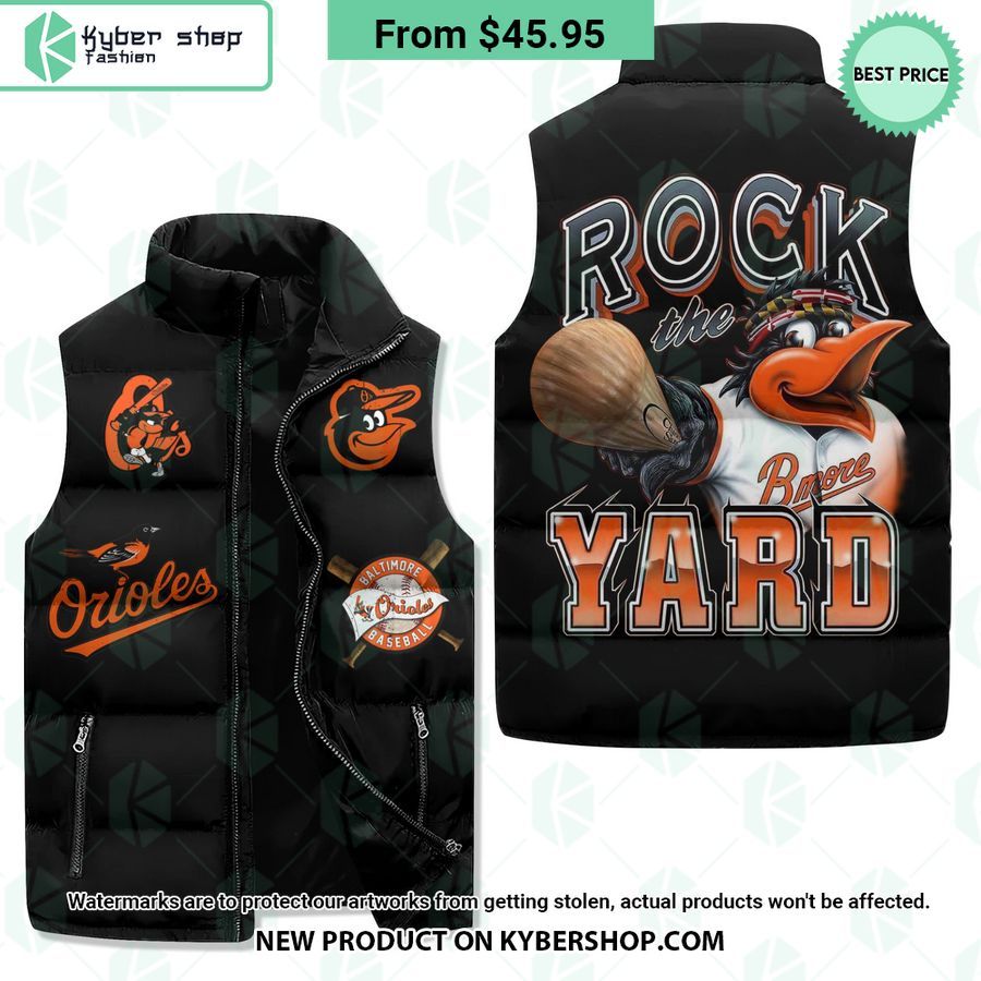 Baltimore Orioles Sleeveless Puffer Down Jacket You tried editing this time?