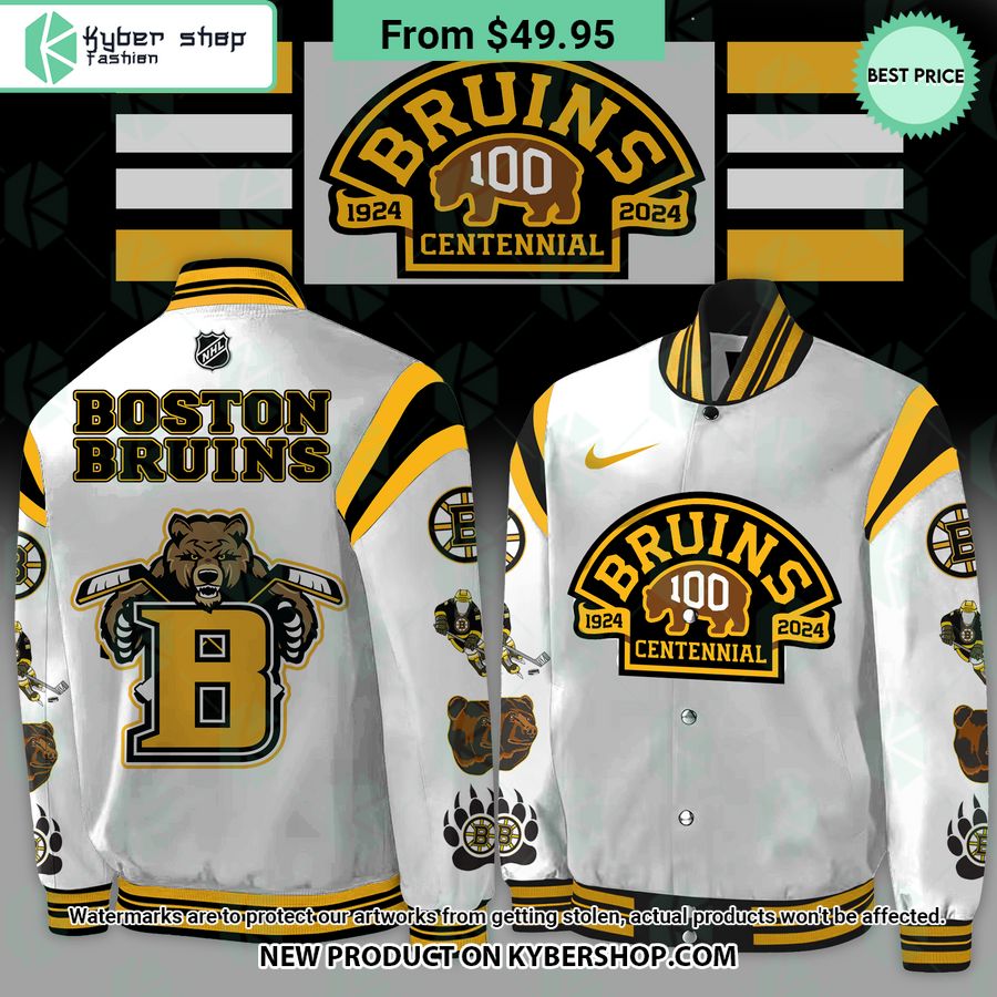 Boston Bruins 100 Centennial Baseball Jacket, Pants Such A Charming Picture