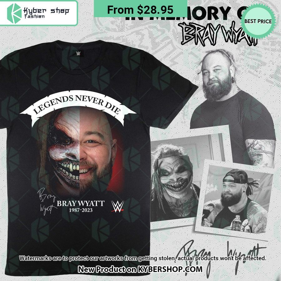 Bray Wyatt Legends Never Die Hoodie Out of the world
