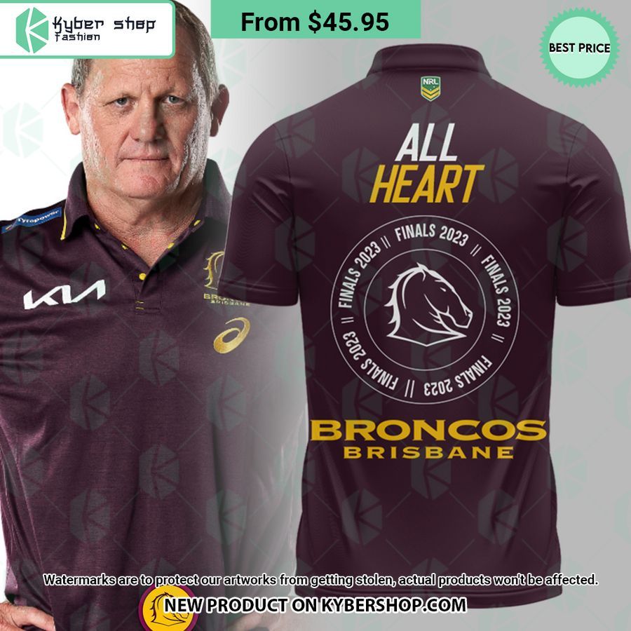 Brisbane Broncos All Heart Finals 2023 Polo Shirt Pants 3 448 Jpg