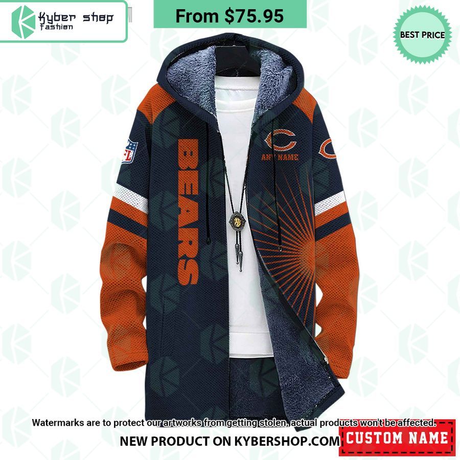 chicago bears nfl custom fleece windbreaker jacket 2 700 jpg