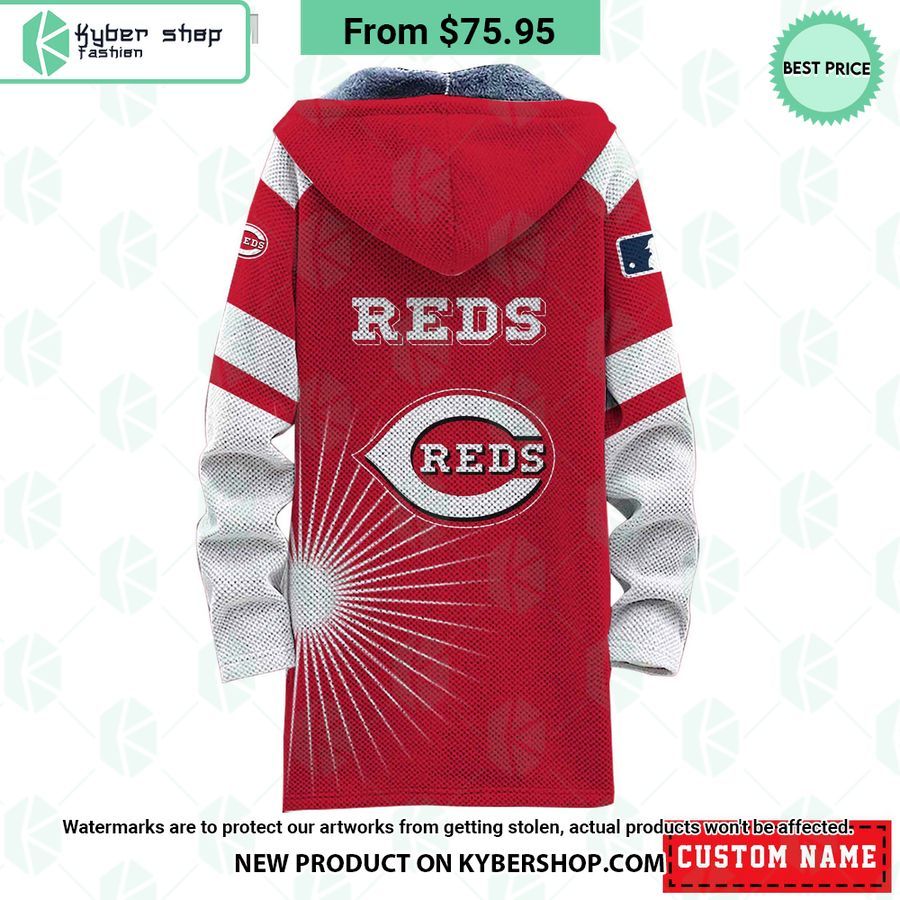Cincinnati Reds Mlb Custom Fleece Windbreaker Jacket You Look Handsome Bro