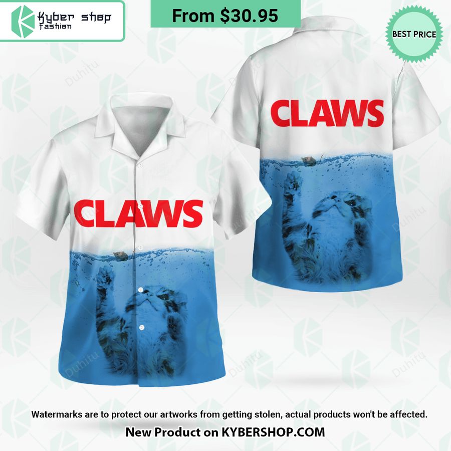 Claws Cat Jaw Shark Hawaiian Shirt Cutting dash
