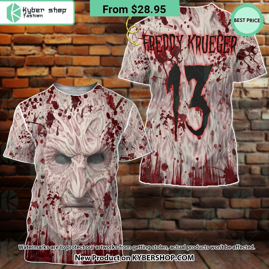 Freddy Krueger Face Blood Custom Hoodie 3 269 Jpg