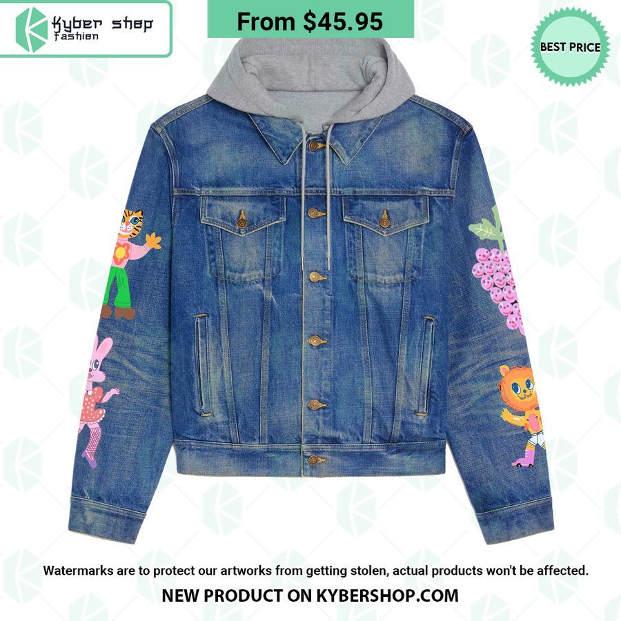 Harry Styles Hooded Denim Jacket 3 Harry Styles Hooded Denim Jacket You look lazy