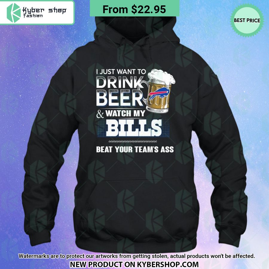i just want to drink beer watch my buffalo bills t shirt 2 685 jpg