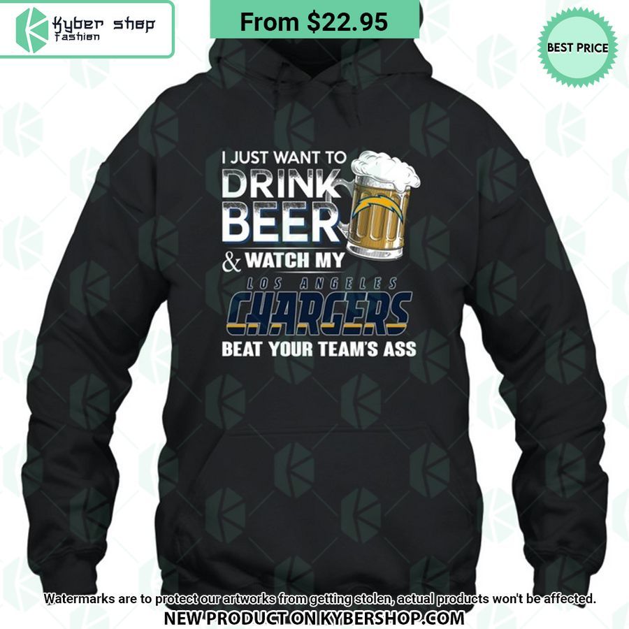 I Just Want To Drink Beer & Watch My Los Angeles Chargers T Shirt 6 i just want to drink beer watch my los angeles chargers t shirt 6 558 jpg