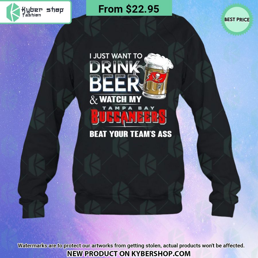 I Just Want To Drink Beer & Watch My Tampa Bay Buccaneers T Shirt 3 i just want to drink beer watch my tampa bay buccaneers t shirt 3 744 jpg