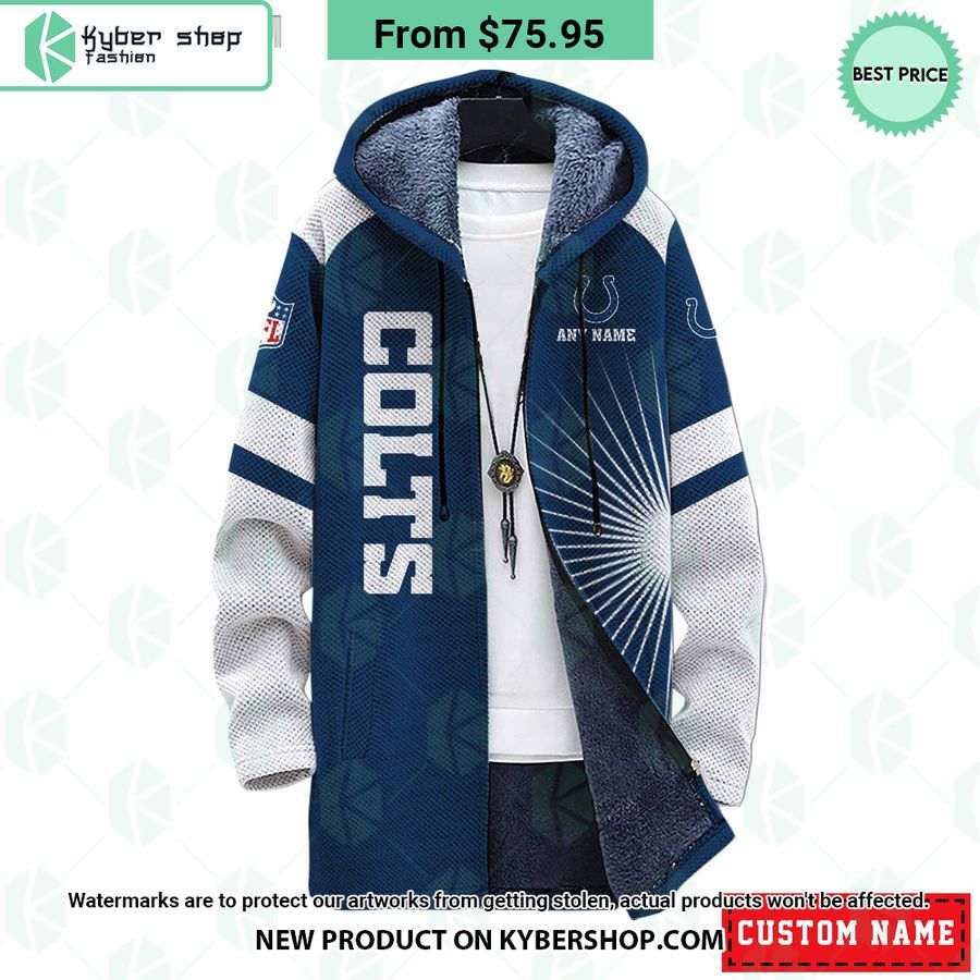 indianapolis colts nfl custom fleece windbreaker jacket 2 421 jpg