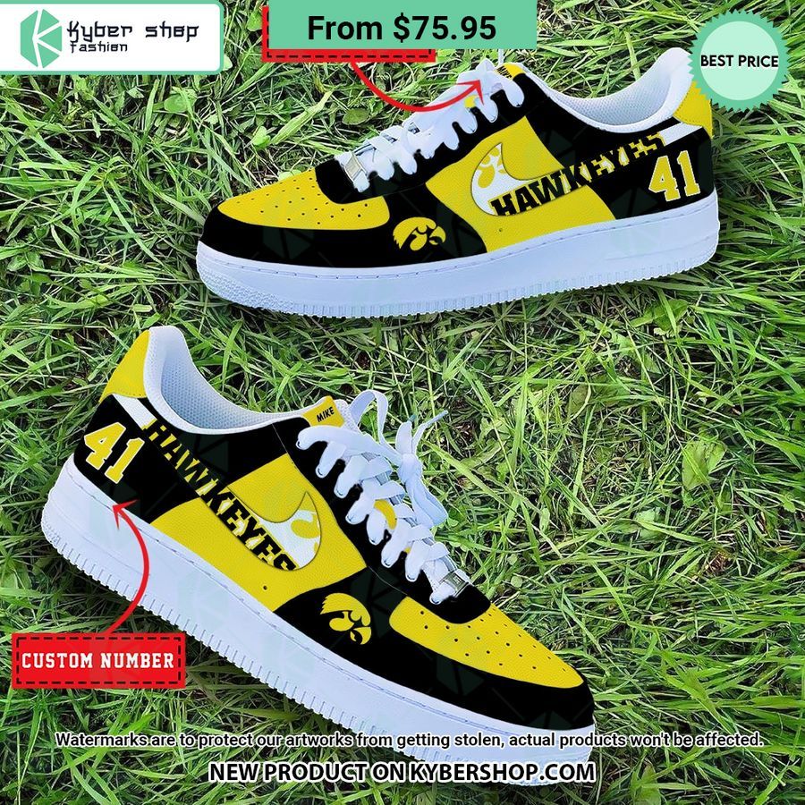 Iowa Hawkeyes Personalized Nike Air Force 1 Shoes You Look Fresh In Nature