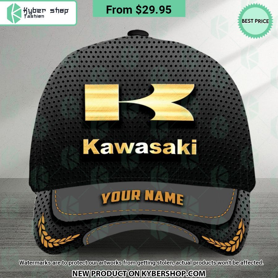 Kawasaki Custom Name Cap Cool look bro